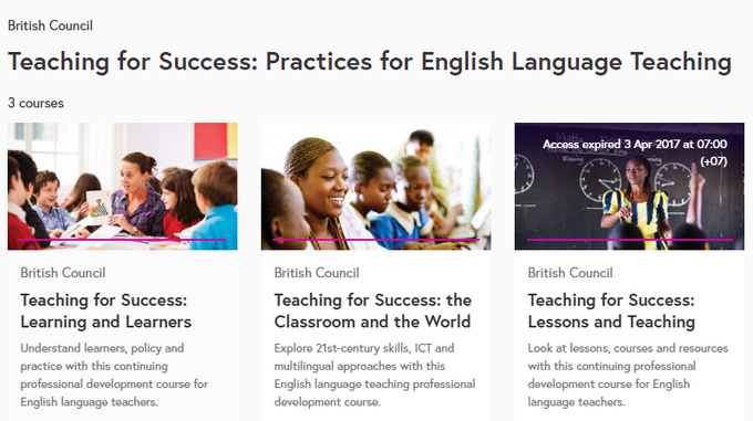 Teaching for Success — программа курса